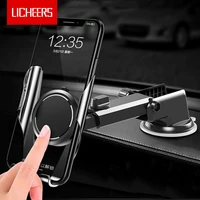 licheers car phone holder for iphone x xs max 8 7 plus xiaomi windshield car mount phone stand car holder for samsung s9 s8