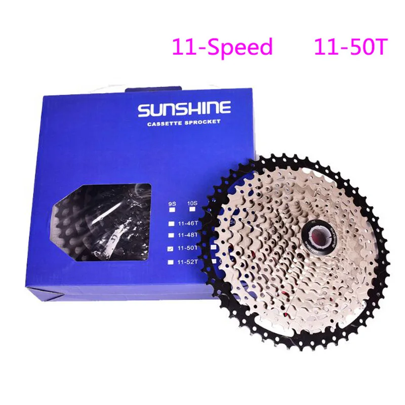 SUNSHINE 11 50T велосипедный маховик MTB 108 звуки Freewheel speedis разные кассеты чем горный