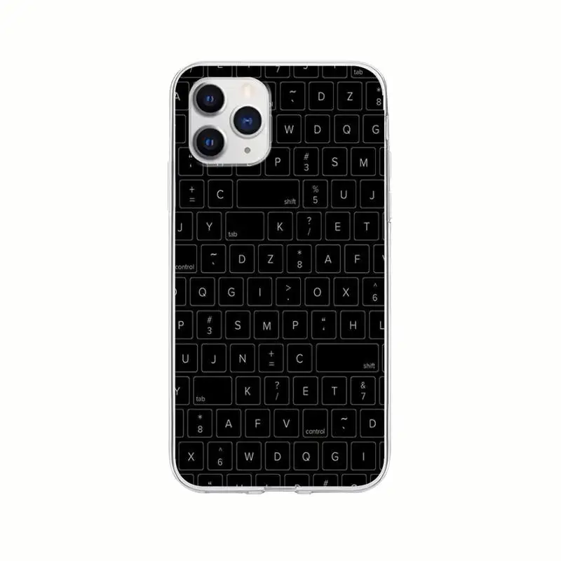 

Black And White Grid Transparent Mobile Phone Case For Iphone 12 11 Pro Xs Max 6s 7 8 Plus Xr Xs X 5s Se 2020 Clear Cover