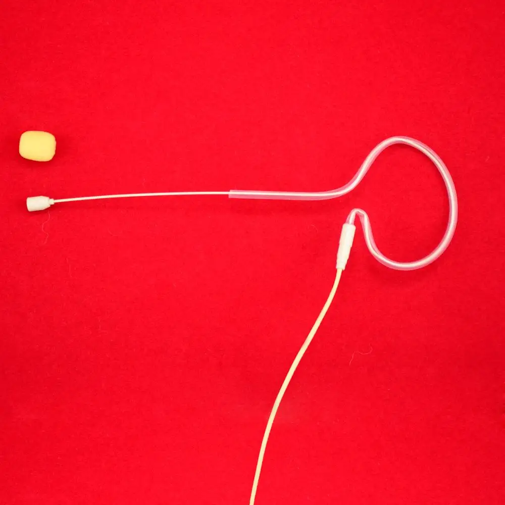 E 3 C Проводная гарнитура с одним ушным крючком конденсаторный микрофон (1/8 дюйма) 5