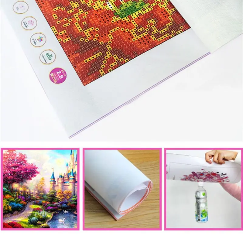 

Handicrafts DIY Diamond Painting Tools Set Kit with Embroidery Box Entertainment Toys E56C