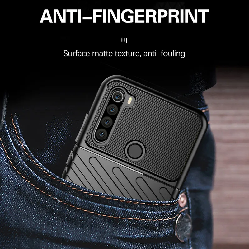 Защитный чехол для Redmi Note 8T 8 t противоударный чехол-бампер высококачественный