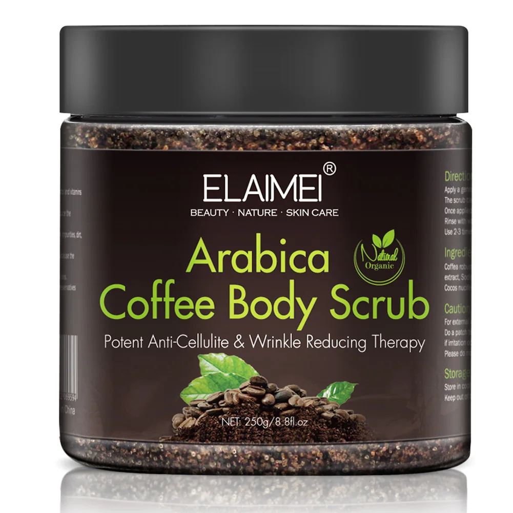 Deep Clean Hand Nourish Anti Cellulite Dead Sea Salt Coffee Arabica Natural Face Neck Skin Care Body Scrub Detoxifying Mineral |