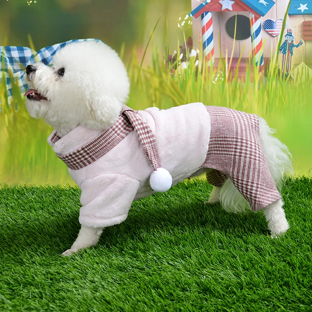 Одежда для собак бархатный утепленный теплый свитшот домашних животных рубашка