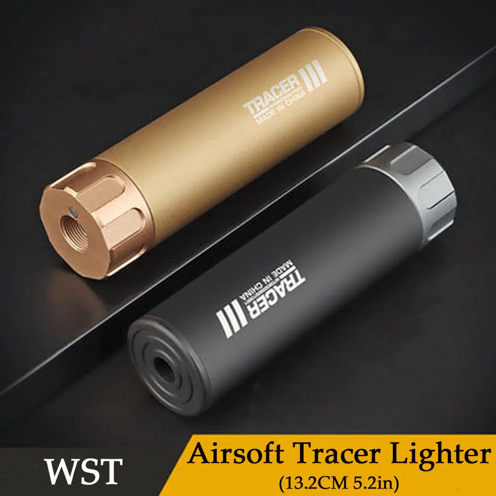 

Paintball Airsoft Tracer Lighter CCW 14mm with Silencer 5.2in Shooting Military Army Hunting Gear BB Auto Tracer
