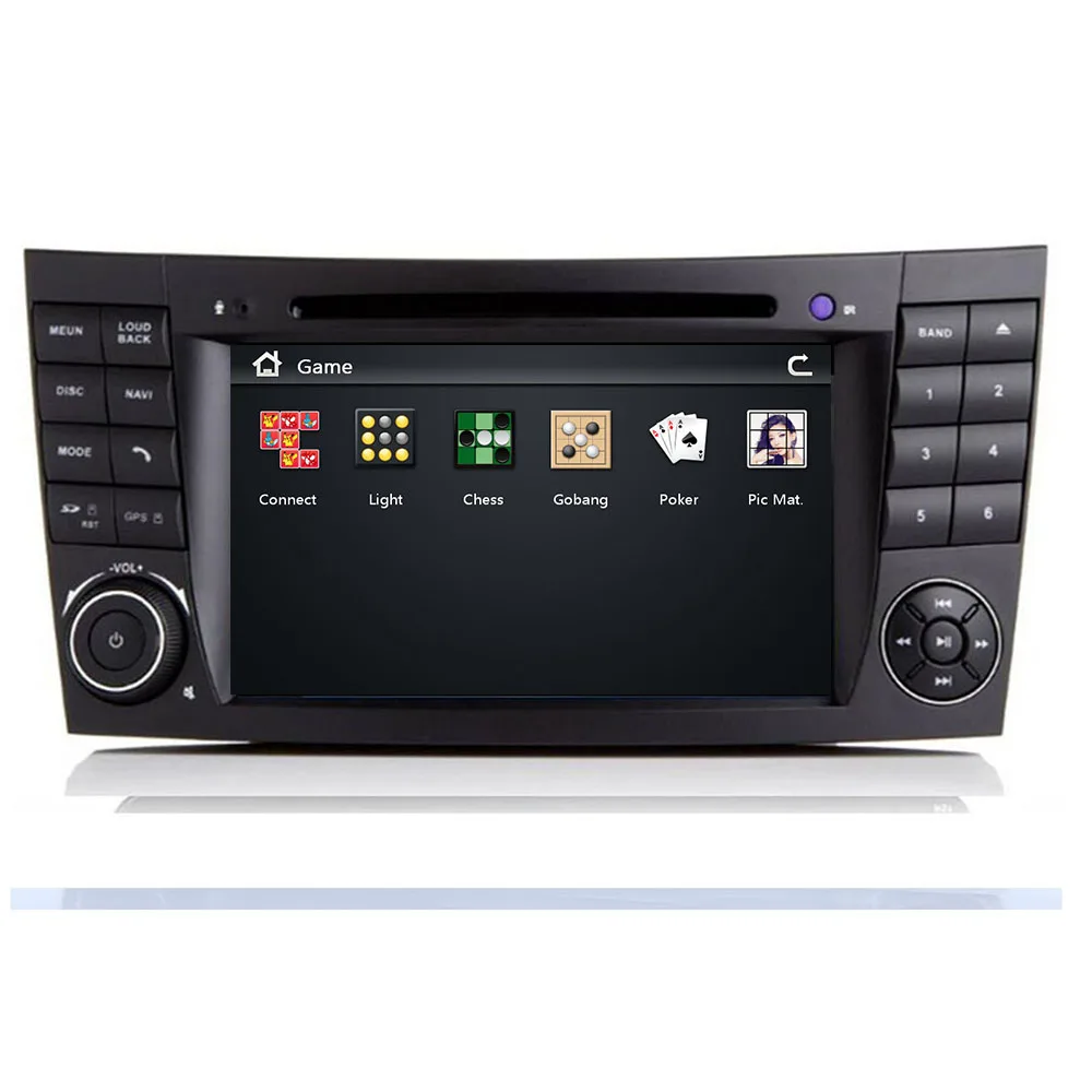 2 din Автомобильный dvd плеер для Mercedes Benz E class W211 E200 E220 E300 E350 E240 E270 E280 CLS CLASS