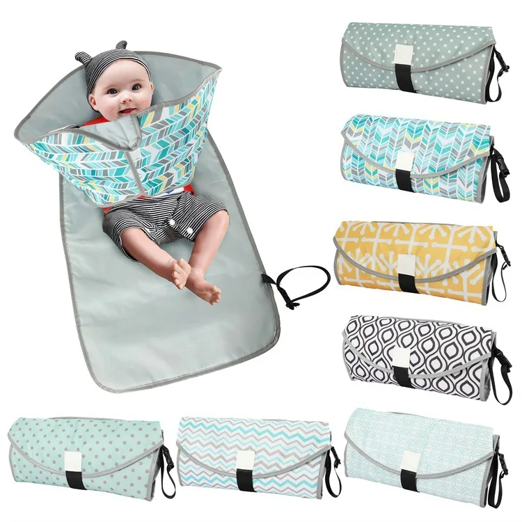 

portable diaper changing clutch for newborns foldable cleaning hand changing table kit latest waterproof travel mat