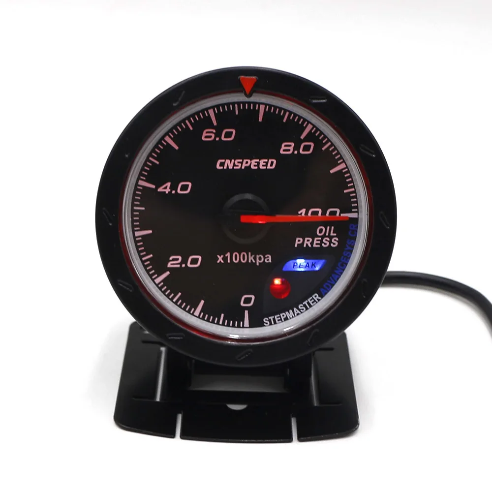 CNSPEED 60 мм вольт метр Температура воды Температура масла Датчик турбо Boost датчик масла пресс метр выхлопных газов датчик температуры EGT/EXT Вакуумный датчик