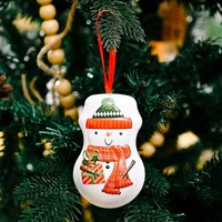 gourd christmas tinplate box for cookie chocolate cookie candy storage box xmas tree hanging ornaments home decoration