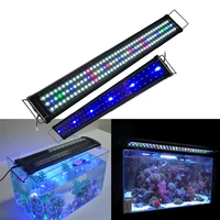 led aquarium light fish tank bracket light multi color full spectrum 30 40cm coral aquatic plant marine grow lighting lamp decor