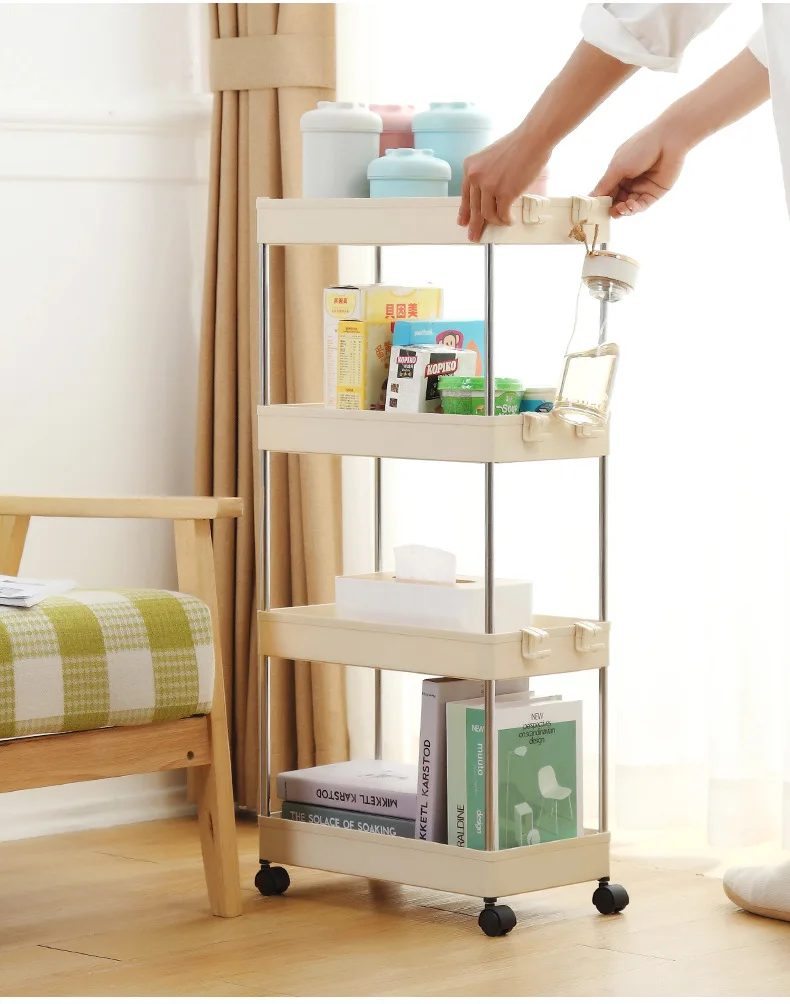 Полка для хранения 2/3/4 уровня кухни туалета ванной|Подставки и стеллажи| |