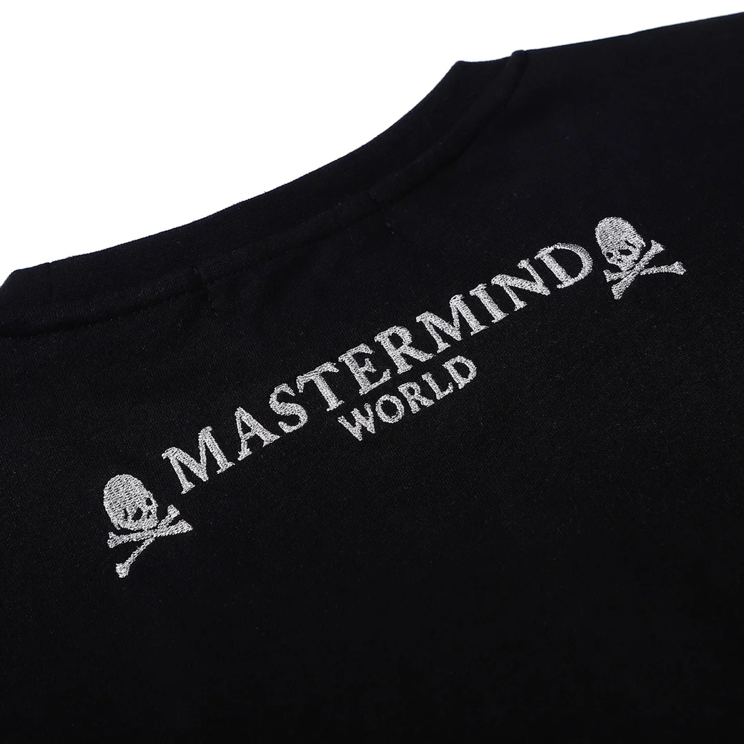 

2021 Embroidered Skeleton Mastermind World T-shirt Men Women High Quality Mastermind Tee Terry Cotton Tops MMJ Short Sleeve