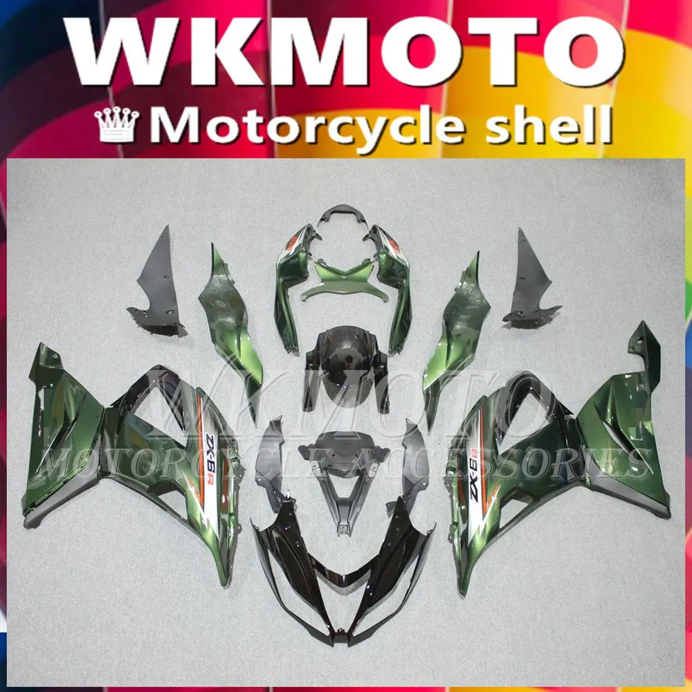 

Новый комплект обтекателей из АБС-пластика подходит для kawasaki Ninja ZX6R 636 2013 2014 2015 13 14 15 16 17 18 2016 6R ZX-6R