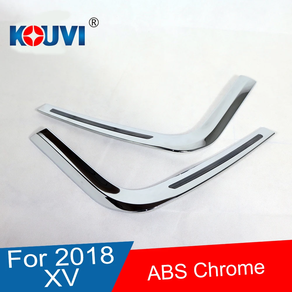 Накладка на переднюю противотуманную фару ABS Chrome для SUBARU XV GT3 GT7 2017 2018 аксессуары