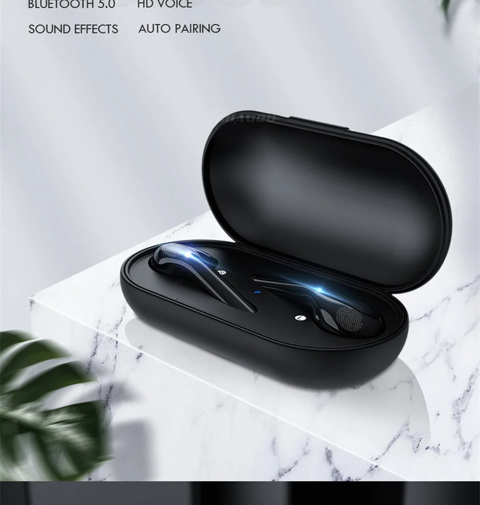 CBAOOO TWS Bluetooth беспроводная гарнитура 5,0 Bluetooth стерео гарнитура Hifi Ture спортивные наушники с микрофоном зарядная коробка