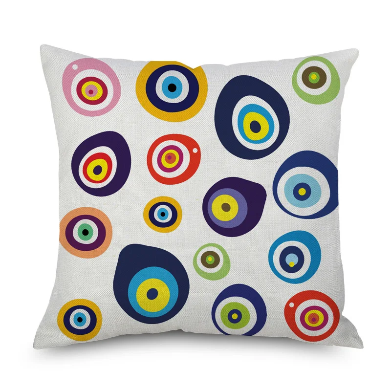 Наволочки с изображением злых глаз ручная роспись турецкий Ближний Восток