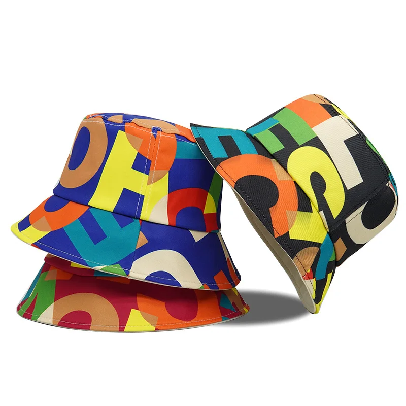 

Панама мужская, женская, рыбацкая, с принтом в виде надписи «граффити», летняя, 2021