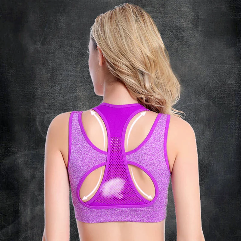 Женский укороченный топ для занятий спортом бесшовный спортивный фитнеса и