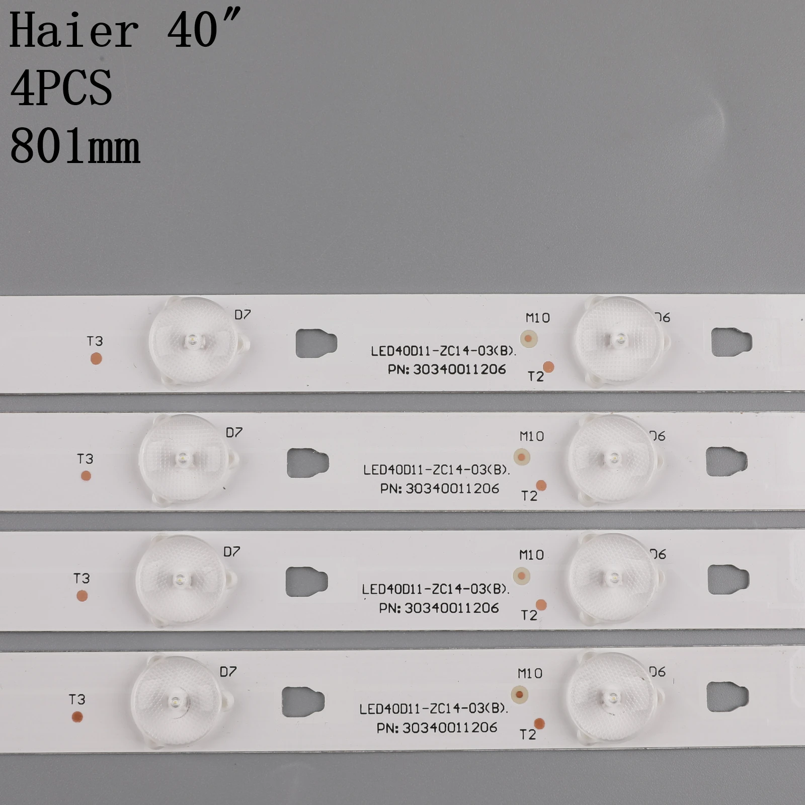 XIN LUMEN Hisense светодиодный 40D11-ZC14-03(B) E348423 11 лампы LE40F3000WX LK400D3HC34J задний фонарь LT-40E71(A)