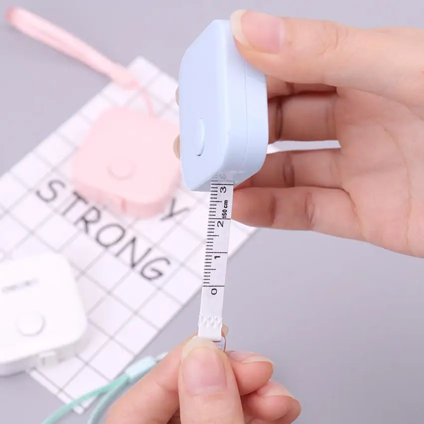 

Leather Soft Ruler Portable Candy Color Tape Measure 1.5m Imperial Inch Ruler Stationery School Supplies