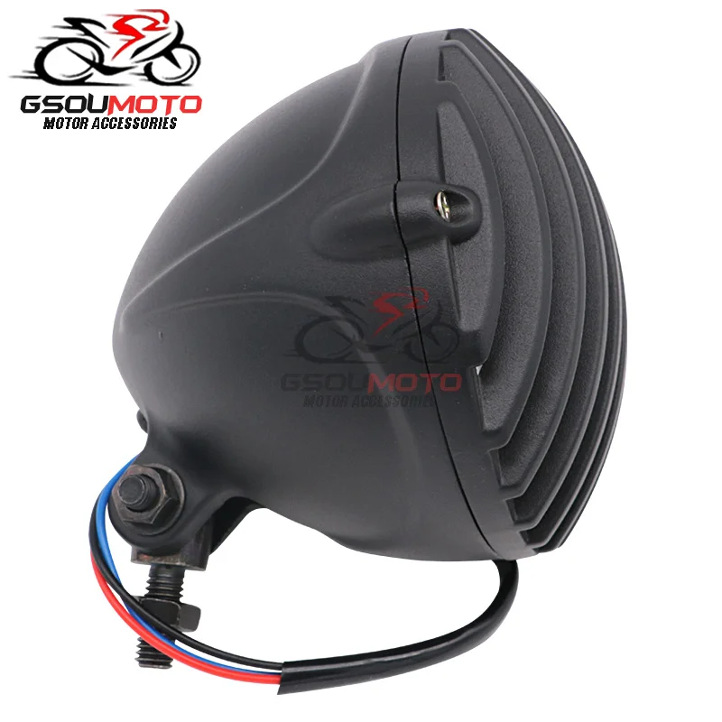 Мотоциклетные передние противотуманные фары 10 мм винтажная фара гриль Cafe Racer Touring