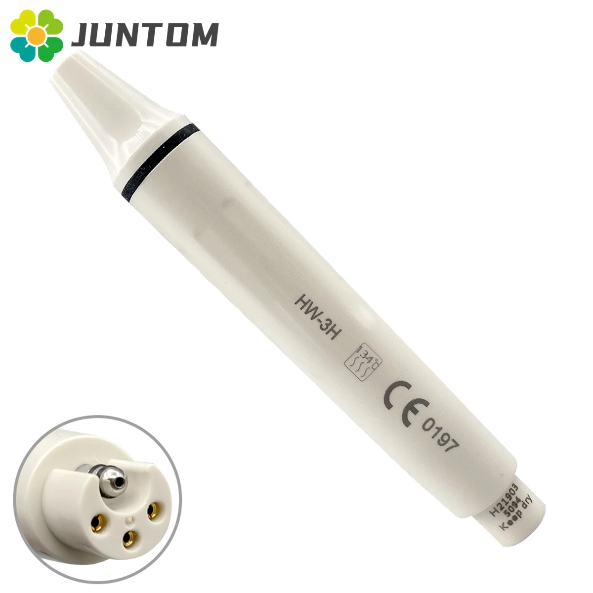 

Dental Detachable Ultrasonic Piezo Scaler Handpiece HW-3H Fit for EMS Woodpecker Teeh Cleaning Whitening Instrument Dentist Tool