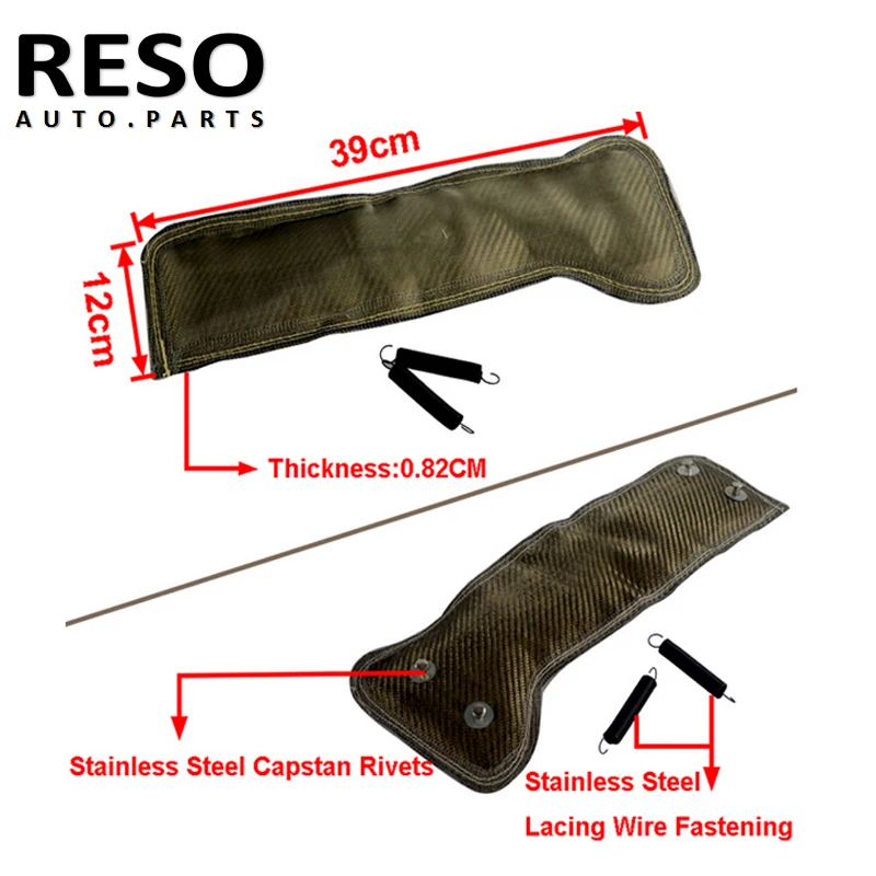 Титана турбо одеяло бини тепло Защитная обертка подходит для Subaru 02 13 WRX 04 18 STI 11