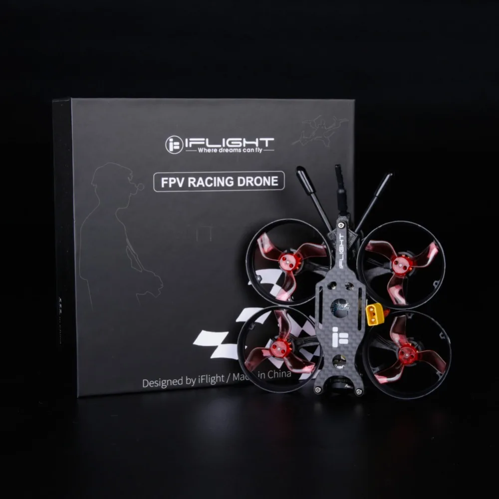 IFlight TurboBee 77R 77mm 2-4S FPV WOOP с sucex Micro 16x16 Tower/Caddx. us Turbo Eos2 камера/1103 10000KV мотор для FPV RC