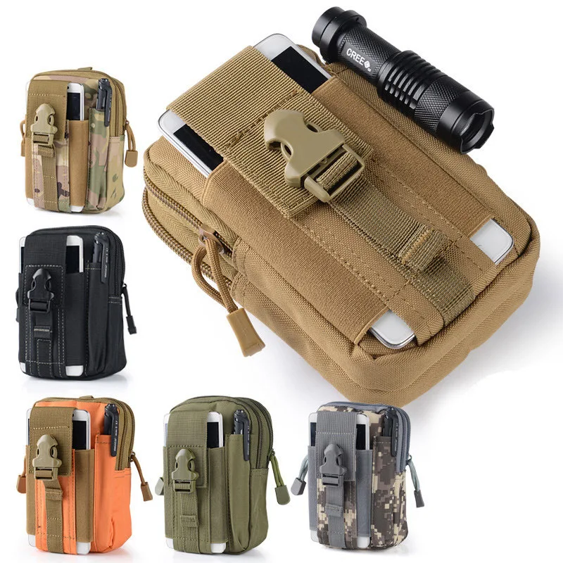 Тактическая сумка на пояс Molle водонепроницаемая нейлоновая спортивная для улицы