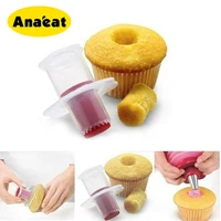 anaeat 1pc cake hole digger diy cupcake corer cake cored remove device muffin cup cakes baking dessert pastry decoration