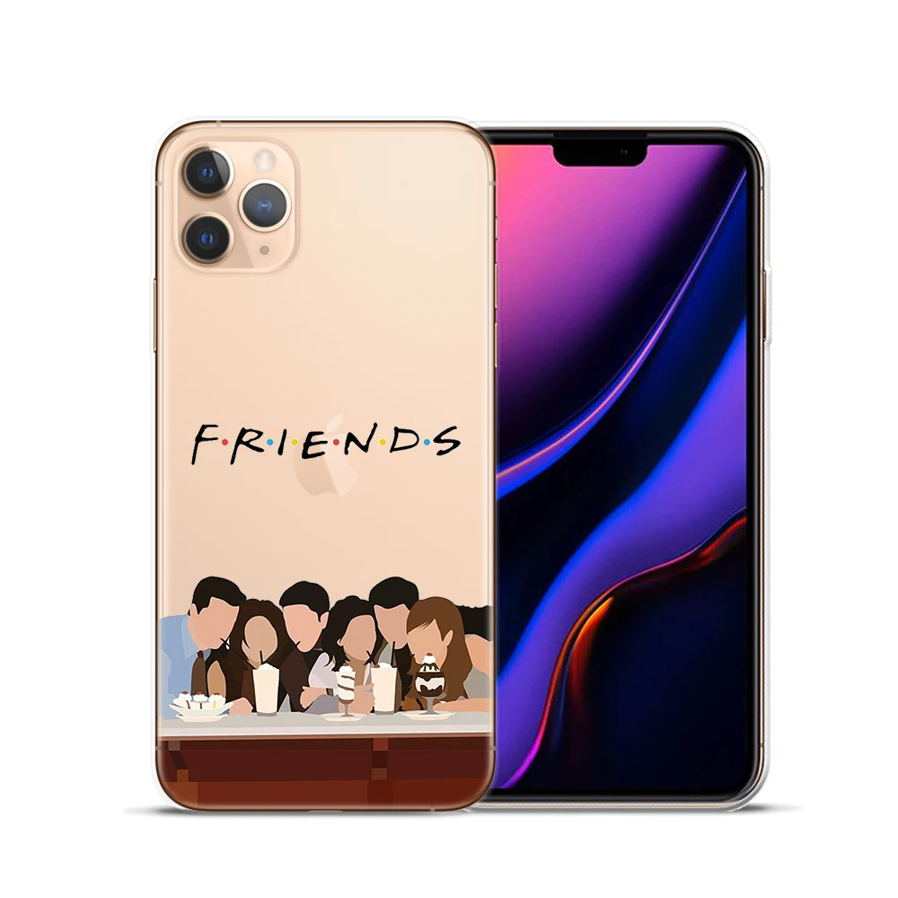 central perk coffee friends tv show silicone case for iphone 11 pro max 6 6s 7 8 plus back cover for capa iphone x xr xs max free global shipping