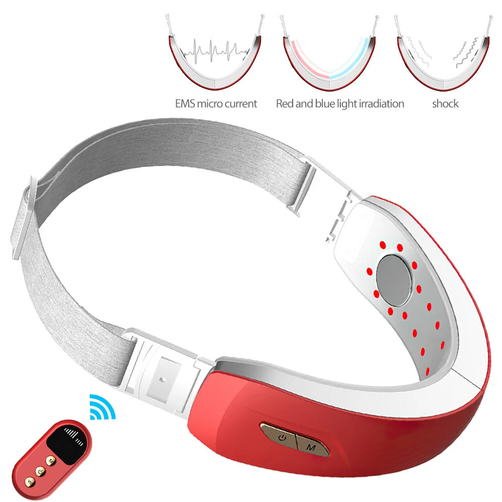 

DIOZO Chin V-Line Up Lift Belt Face Slimming Vibration Massager V-Face Slimming Facial Lifting Device LED Beauty Skin Care Tool