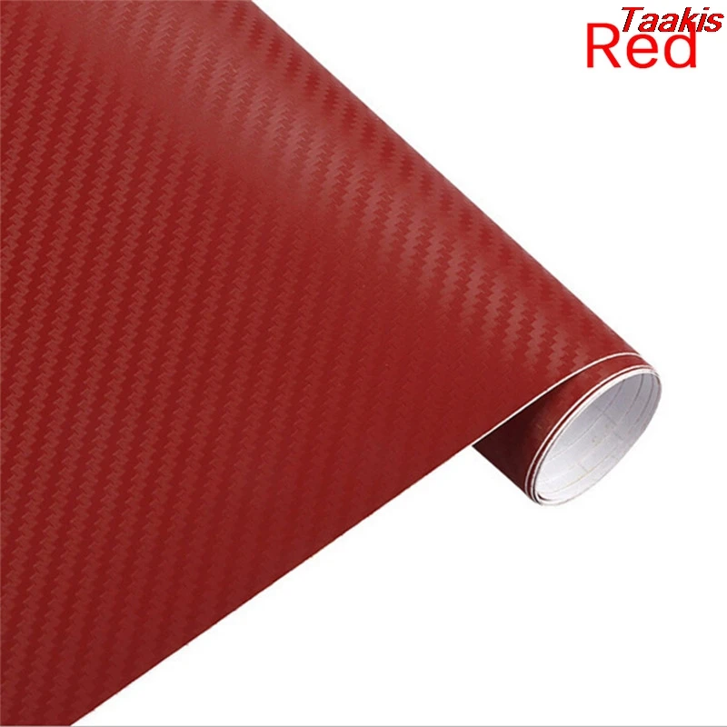 

1pc 3D Carbon Fiber Matte Vinyl Film Car Sheet Wrap Roll Sticker DIY Decor Multi Sizes Water Proof Car Exterior New