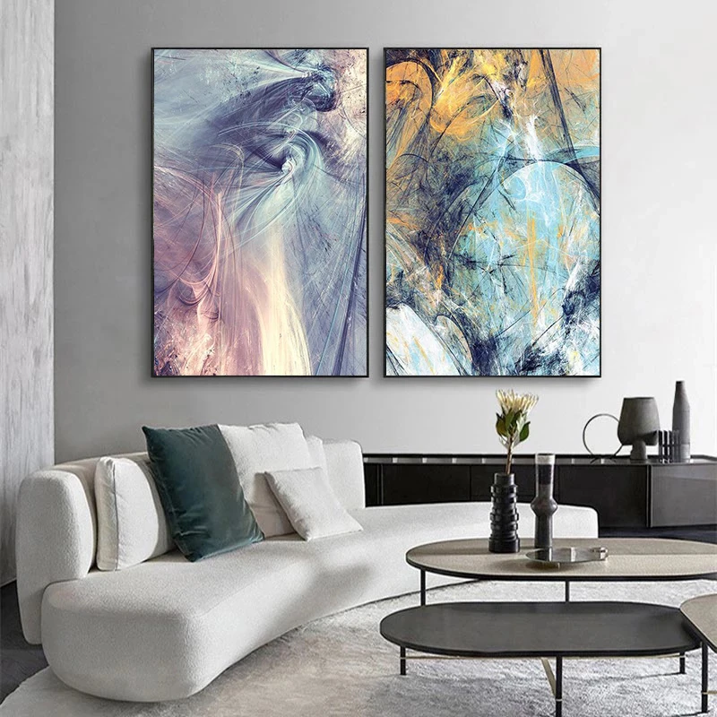 

Modern Simplicity of Abstract Canvas Paintings Modular Pictures Wall Art Prints Poster for Living Room Home Decoration No Frame