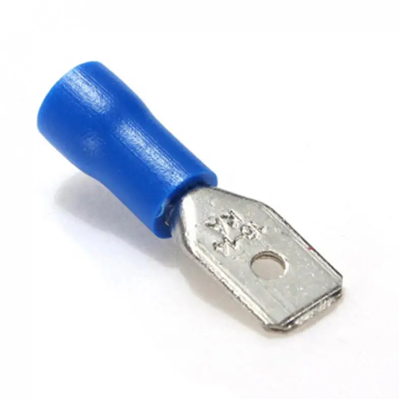 

100pcs Blue Female/Male Insulated Electrical Crimp Terminal Connectors