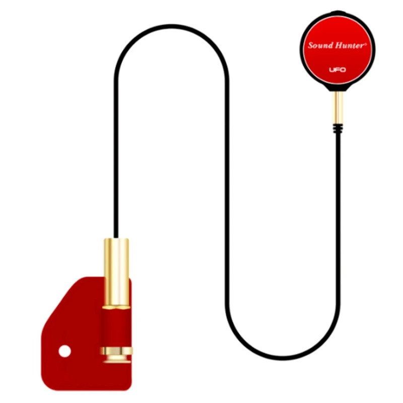 

Sound Hunter Guitar Anti-Interference Strong Compatibility Pickup Piezo Pickup for Acoustic Guitar Ukulele Violin Viola Erhu