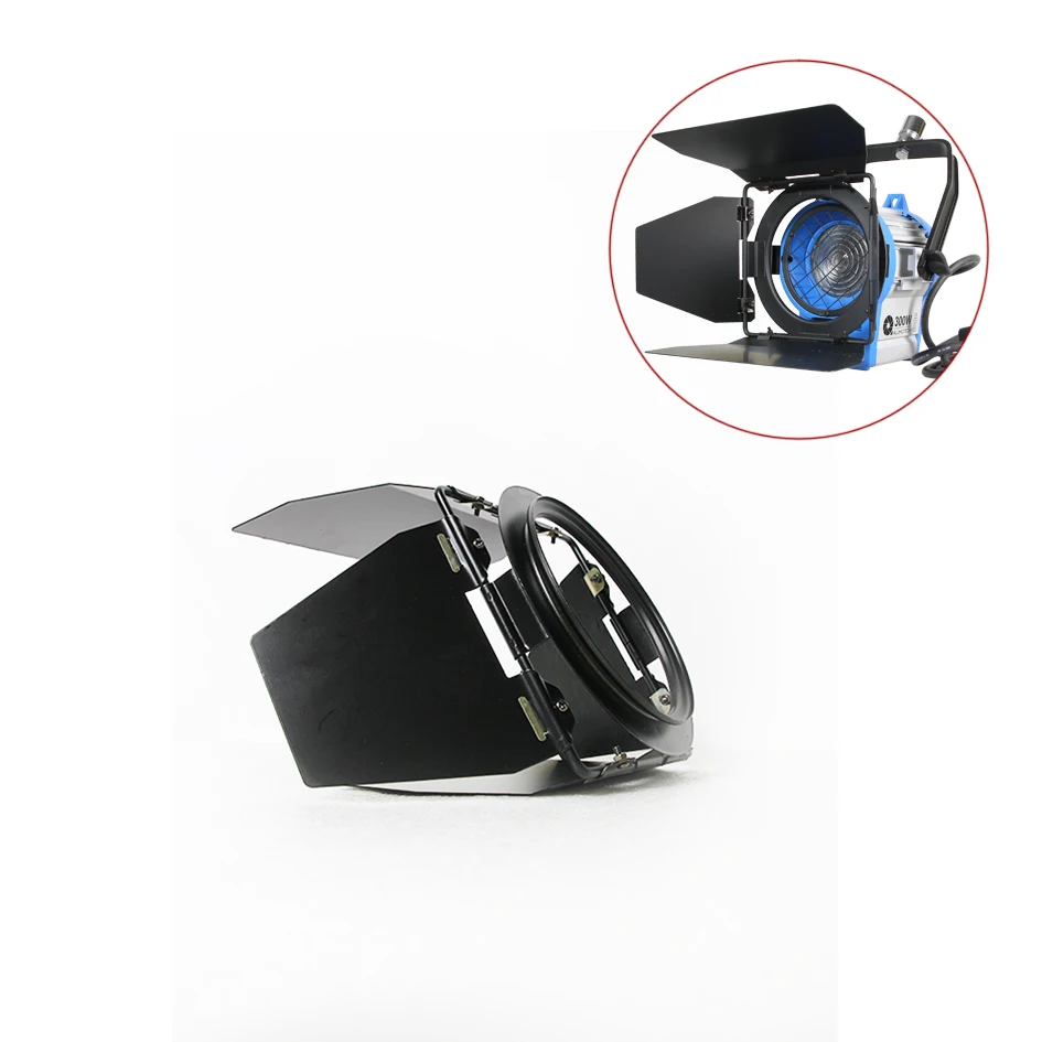 ALUMOTECH 300 Вт шторка для Френеля вольфрамовый светильник как Arri светильник ing сарай дверь светильник ing