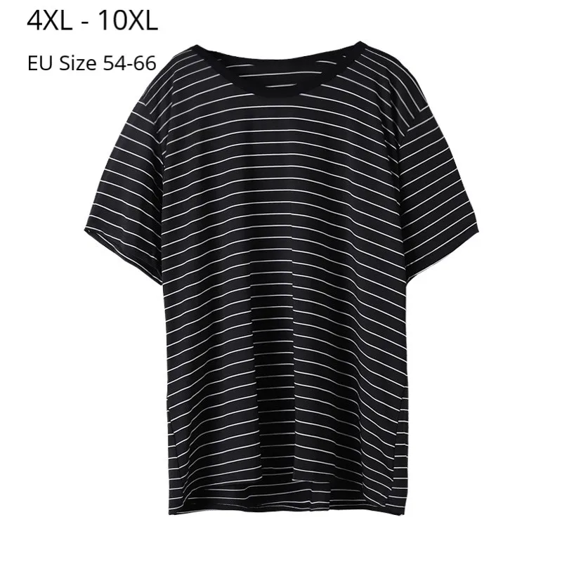 Женская футболка с короткими рукавами размера плюс 10XL 8XL 6XL 4XL базовая круглым