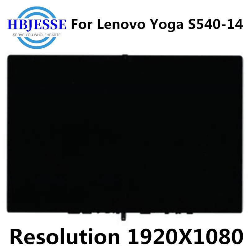

14'' For Lenovo Yoga S540-14IWL S540-14 5D10S39582 FHD 1920X1080 LCD Display with Touch Screen assembly