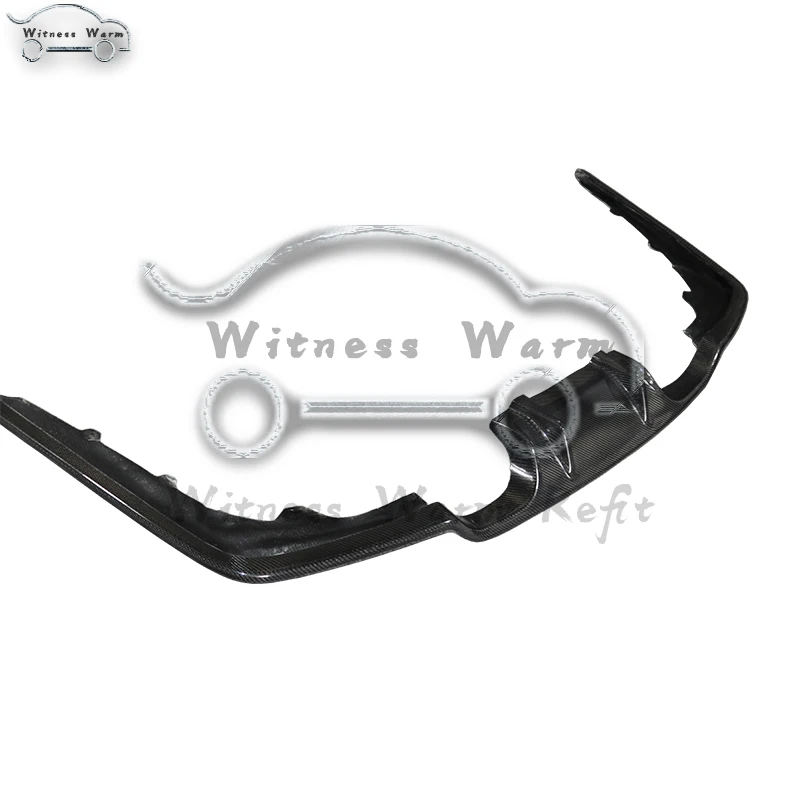 Автомобильный задний бампер из углеродного волокна диффузор спойлер для губ