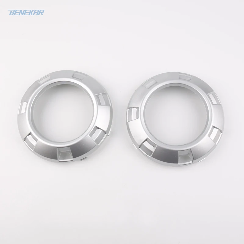 Benekar пара передсветильник противотуманных фар серебряная крышка рамка для Mitsubishi