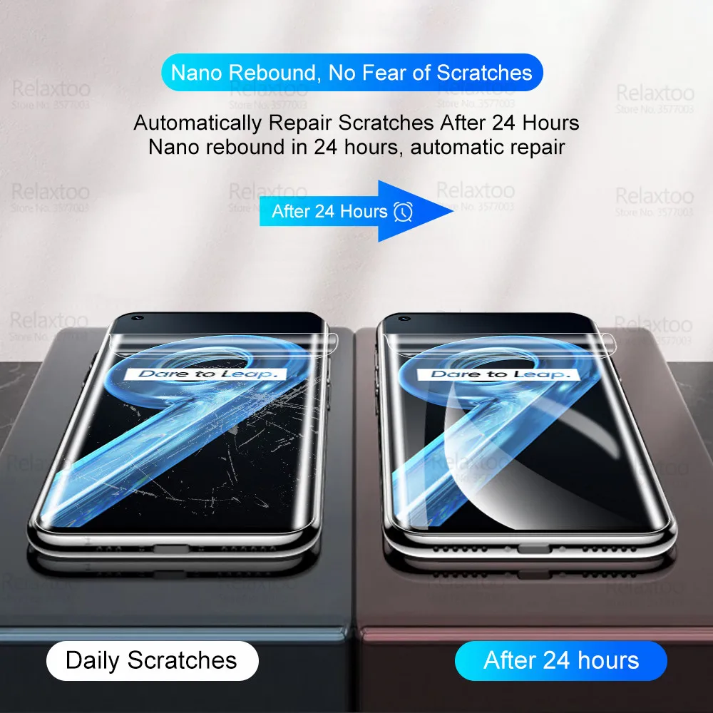 Гидрогелевая пленка 3To1 для задней передней камеры Realme 9i защитная экрана Realme9i Realmy