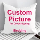 Пользовательские фото наволочки персонализированные наволочки Индивидуальные наволочки для дивана кровати домашний декор Прямая поставка