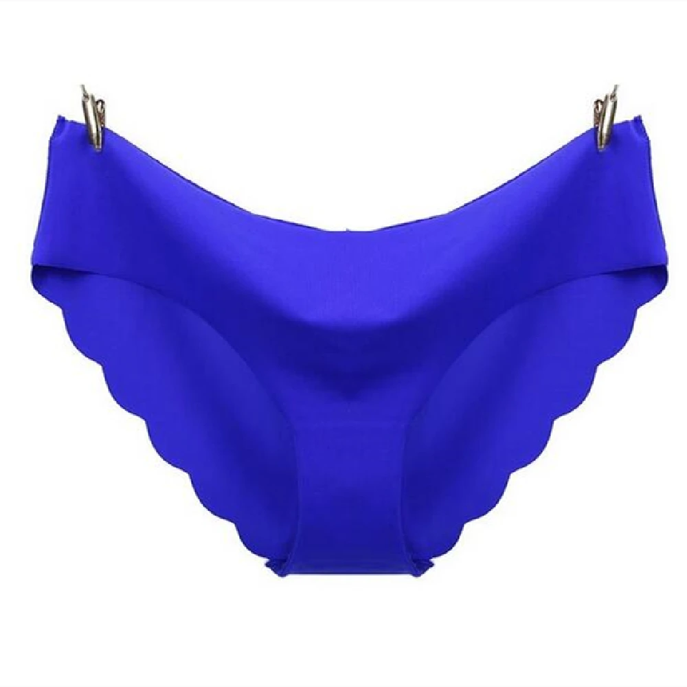

Briefs Seamless Panties Women Underwear Solid Color Ruffle Lingerie Female Low Waist Sexy Panty Ultra Thin S-XL Ladies Hot Sale