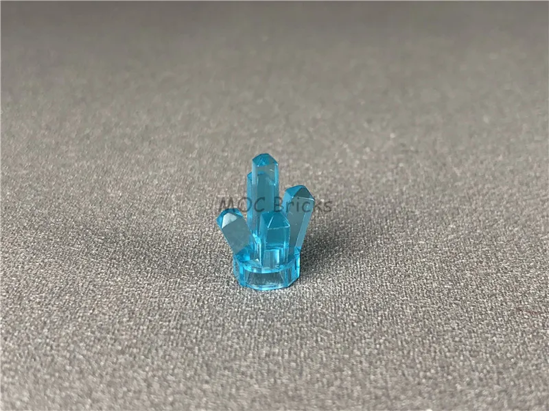 10 шт./партия кубики MOC Clorful Rock 1x1 кристалл 5 деталей подходит для 52 образовательных