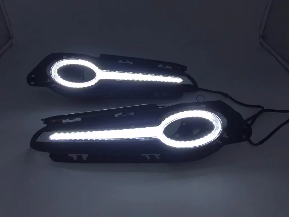 

Eosuns Led Drl Daytime Running Light Top Quality for Honda Vezel Hrv Hr-v 2014-15, with Yellow Turn Signal