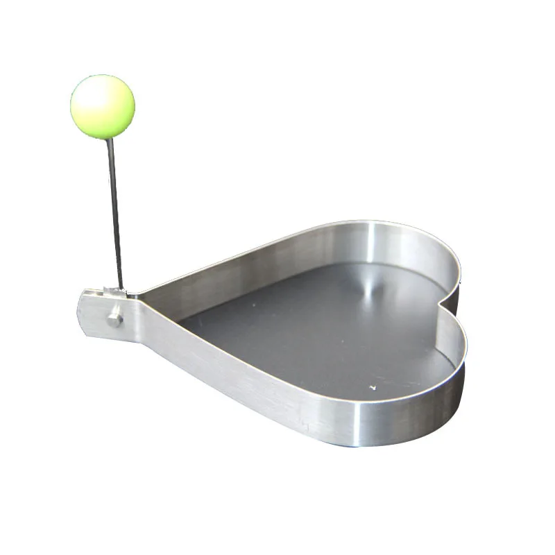 

Fried Egg Molds Kitchen,Dining & Bar Bakeware Baking Accessories Decoration 430 Stainless Steel+PP Creativity Heart-shaped Molds