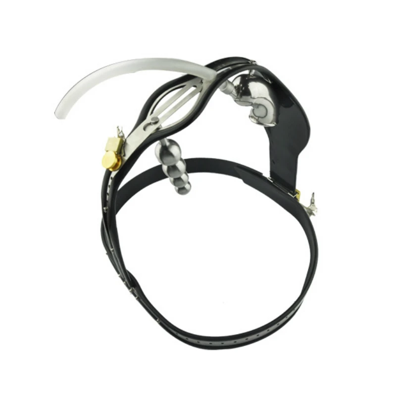 Мужской Пояс верности t образная форма с Анальная пробка из нержавеющей стали