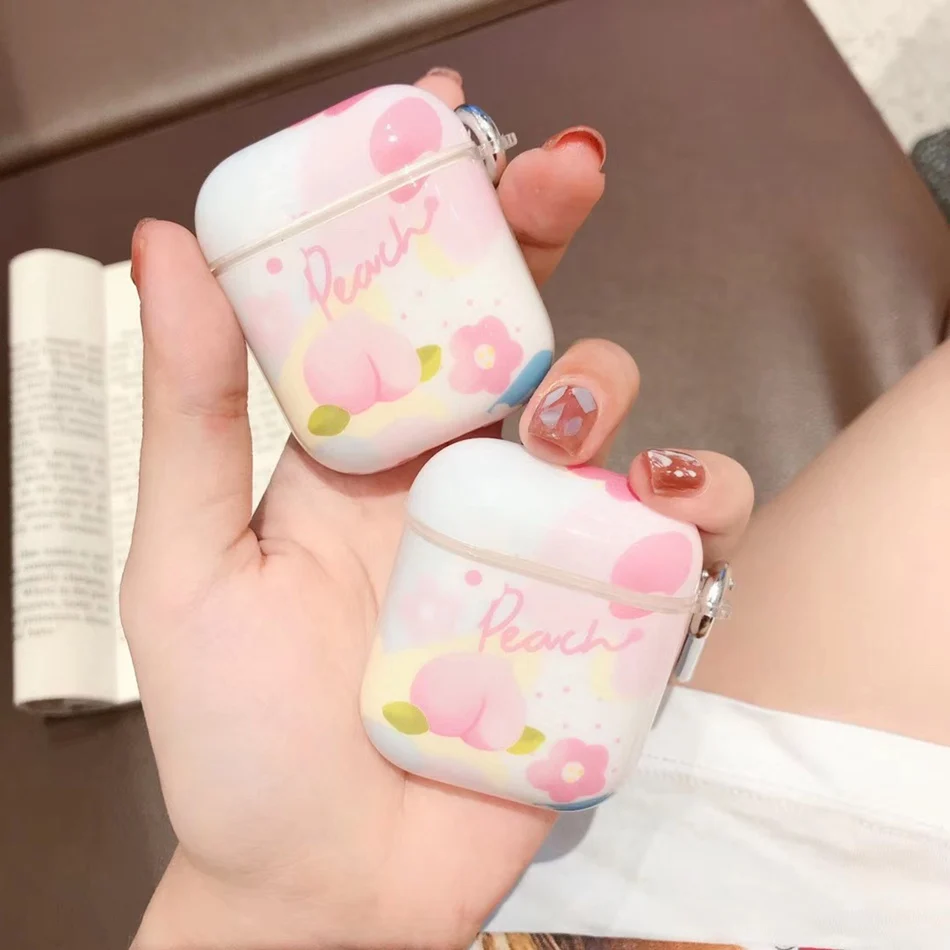 Беспроводной чехол для наушников для Airpods, чехол, Роскошный милый цветок, чехол для наушников для Apple Air Pods 2, чехол, защита, аксессуары для кожи