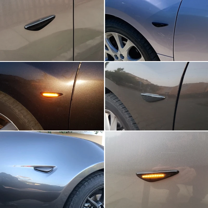 2PCS LED Side Repeater Marker Turn Signal Indicator Flasher For Mazda 6 Mazda6 GH Mazda5 CW Premacy RX-8 MX-5 Fiat 124 Spider - купить по